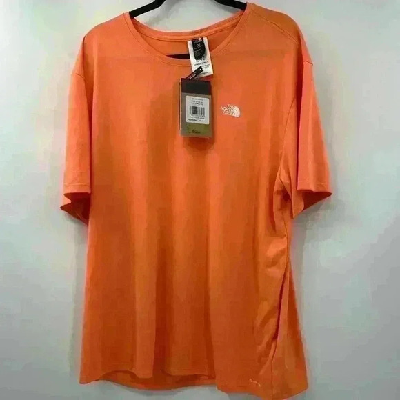 NWT The North Face Elevation Soft Short Sleeve Tee Shirt - Men's XXL Dusty Coral - Picture 1 of 8